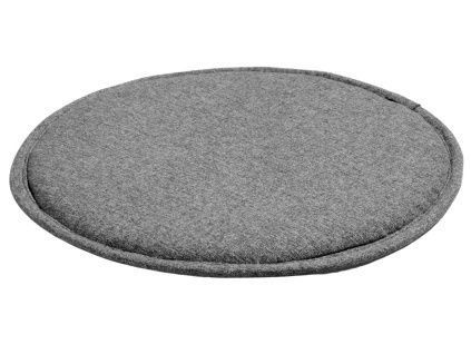Grafitově šedý látkový podsedák Kave Home Silke 35 cm
