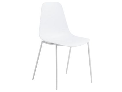 Bílá plastová jídelní židle Kave Home Whatts