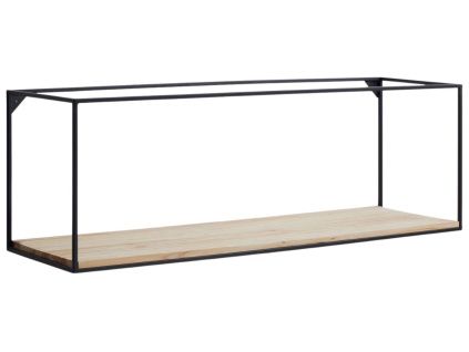 Mangová nástěnná police Kave Home Elisha 90 cm