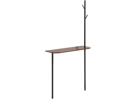 Černý kovový věšák Kave Home Marcolina 160 cm