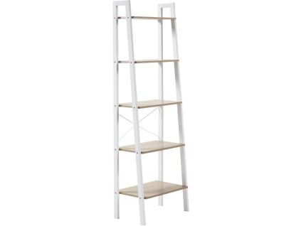 Bílý kovový regál Kave Home Aarhus 172 x 56 cm