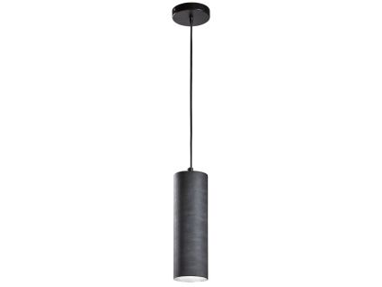Šedé kovové závěsné světlo Kave Home Maude