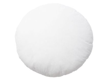 Bílá kulatá polyesterová výplň do polštáře Kave Home Fluff 45 cm