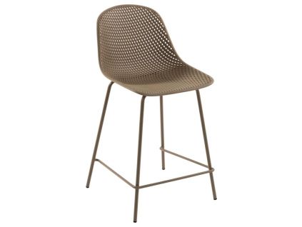 Béžová plastová barová židle Kave Home Quinby 65 cm