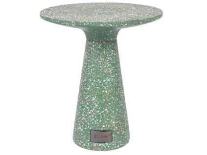 Zelený terrazzo odkládací stolek ZUIVER VICTORIA 41 cm