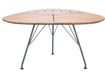 Přírodní bambusový zahradní jídelní stůl HOUE Leaf 146 x 146 cm