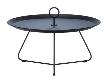 Černý kovový konferenční stolek HOUE Eyelet 70 cm