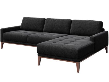 Rohová pohovka Musso Tufted 248 cm, pravá