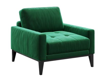 Sametové křeslo Musso Tufted