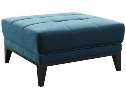 Sametová podnožka Musso Tufted