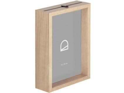 Přírodní dřevěný fotorámeček Kave Home Flavina 19 x 14 cm
