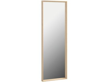 Přírodní dřevěné nástěnné zrcadlo Kave Home Nerina 52 x 152 cm