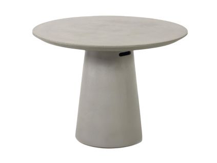 Šedý betonový zahradní stůl Kave Home Itai 120 cm