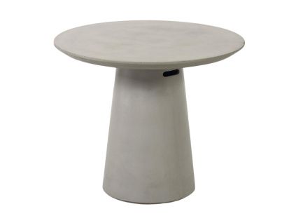 Šedý betonový zahradní stůl Kave Home Itai 90 cm