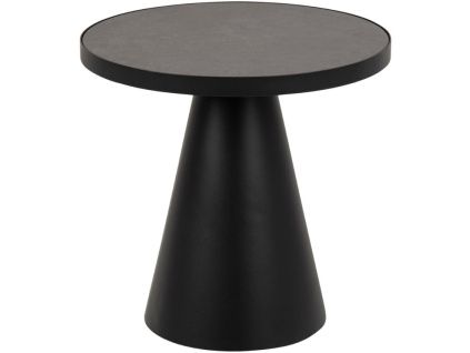 Černý keramický odkládací stolek Sandro 45,7 cm