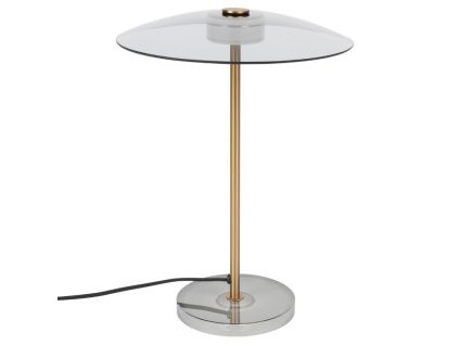 Bronzová kovová stolní lampa ZUIVER FLOAT 42 cm