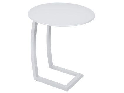 Bílý kovový odkládací stolek Fermob Alizé Ø 48 cm