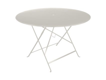 Světle šedý kovový skládací stůl Fermob Bistro 117 cm