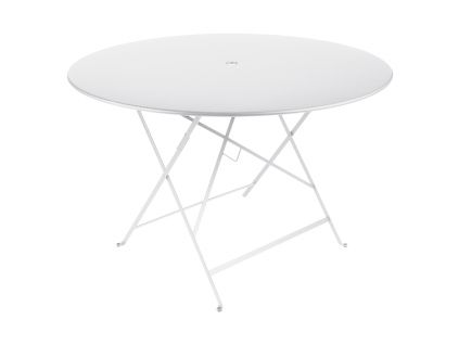 Bílý kovový skládací stůl Fermob Bistro 117 cm