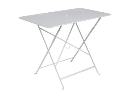 Bílý kovový skládací stůl Fermob Bistro 97 x 57 cm