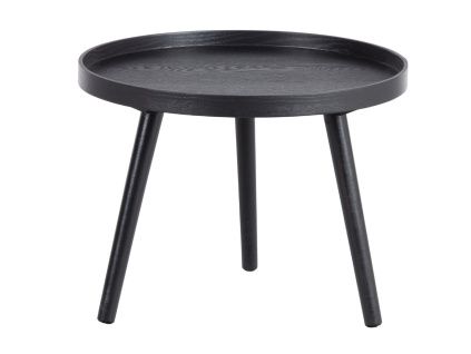 Černý dřevěný konferenční stolek Mireli 45 cm
