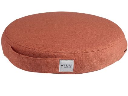 Lososově oranžový balanční polštář VLUV PIL & PED SOVA 36 cm