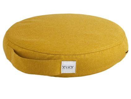 Hořčicově žlutý balanční polštář VLUV PIL & PED LEIV 36 cm