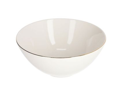 Bílá porcelánová miska Kave Home Taisia 24,5 cm