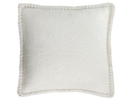Bílý povlak na polštář Kave Home Augustina 45 x 45 cm