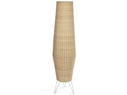 Ratanová stojací lampa Kave Home Kamaria 120 cm