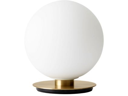 Matně opálově bílá skleněná nástěnná/stolní lampa AUDO TR 22 cm