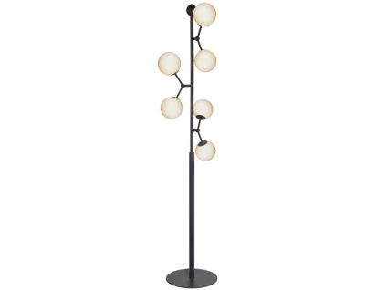 Skleněná stojací lampa Atom 155 cm