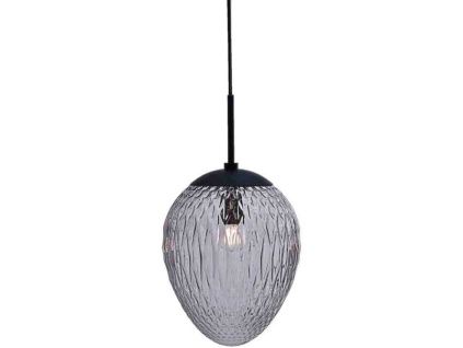 Skleněné závěsné světlo Woods 25 cm