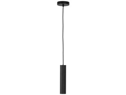 Černé kovové závěsné světlo Aris 6 cm