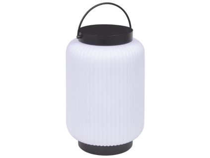 Bílá plastová stolní LED lampa Kave Home Verona