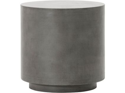 Šedý betonový odkládací stolek Out 50 cm