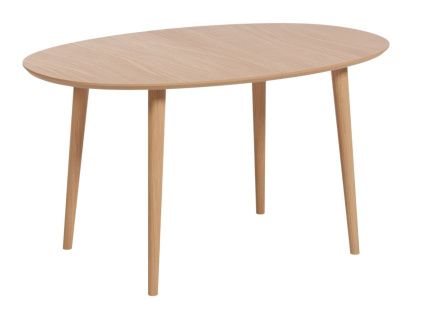 Dubový rozkládací jídelní stůl Kave Home Oqui 140-220 x 90 cm