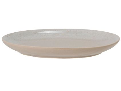 Šedý keramický talíř Bloomingville Taupe 21,5 cm