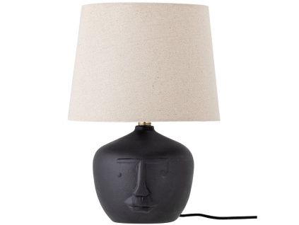 Černá terakotová stolní lampa Bloomingville Matheo