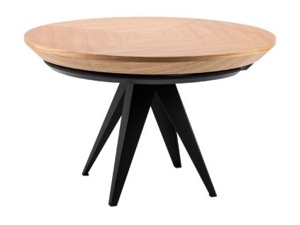 Dubový rozkládací jídelní stůl Windsor & Co Magnus 120 x 120-220 cm