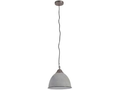 Šedé kovové závěsné světlo Kave Home Neus 31 cm