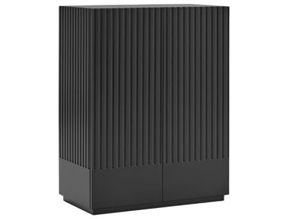 Černá lakovaná komoda Teulat Doric 91 x 48 cm