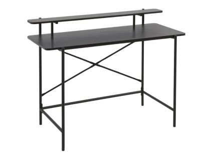 Černý pracovní stůl Kave Home Galatia 120 x 65 cm