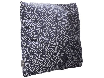 Modro bílý sametový polštář CXL Navy 40 x 40 cm s motivem