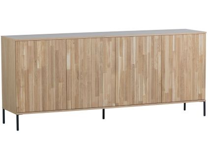 Dubová komoda Gravia 200 x 44 cm