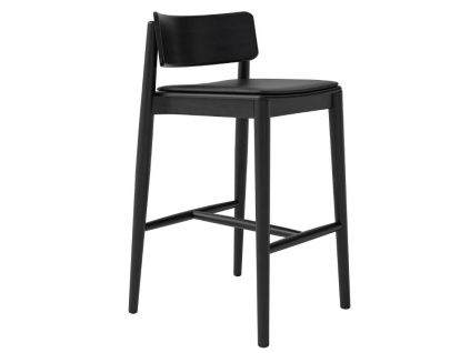 Černá buková barová židle Dante 66 cm