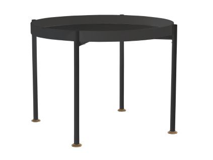 Černý kovový konferenční stolek Nollan 60 cm