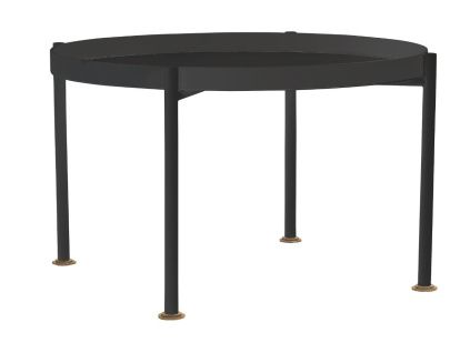 Černý kovový konferenční stolek Nollan 80 cm
