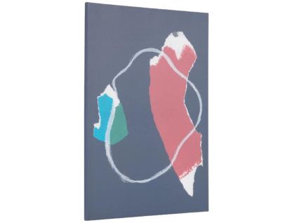 Abstraktní obraz Kave Home Zoeli 60 x 90 cm