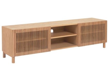Dubový TV stolek Kave Home Beyla 180 x 42,5 cm
